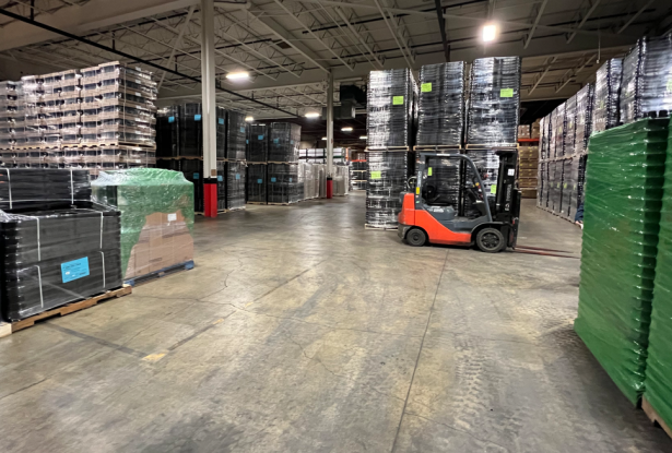 Baytech Plastics' warehouse and logistics for injection molding