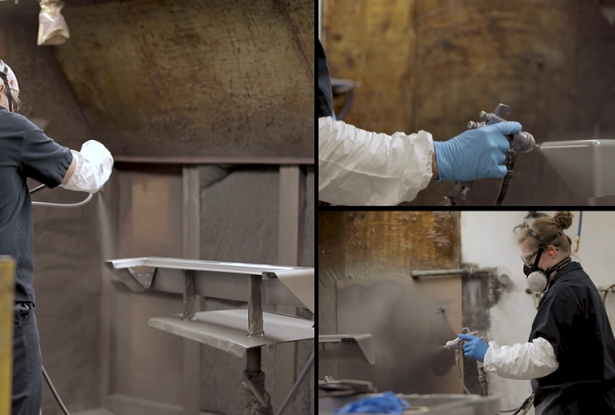 Collage of injection molding finishing solutions offered at Bayech Plastics